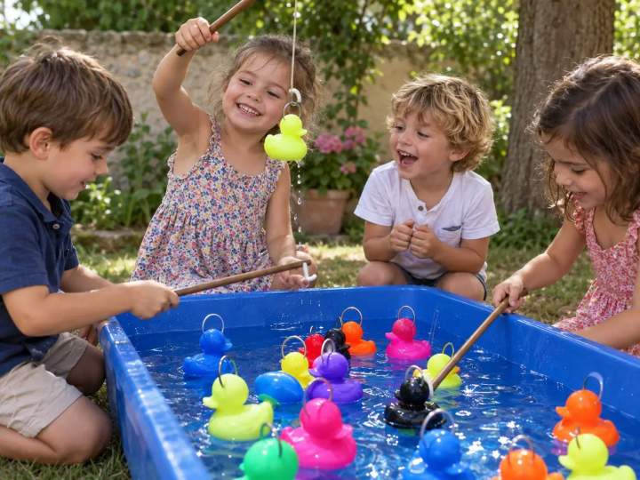 Des jeux aquatiques gonflables pour faire plaisir aux petits