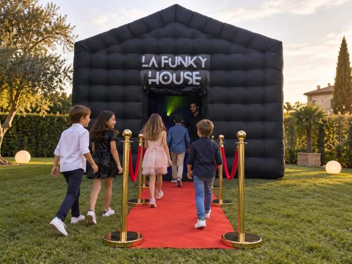 La boîte de nuit gonflable pour les enfants