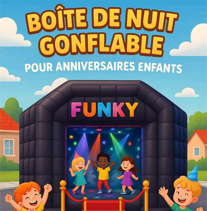 La boîte de nuit gonflable pour les enfants